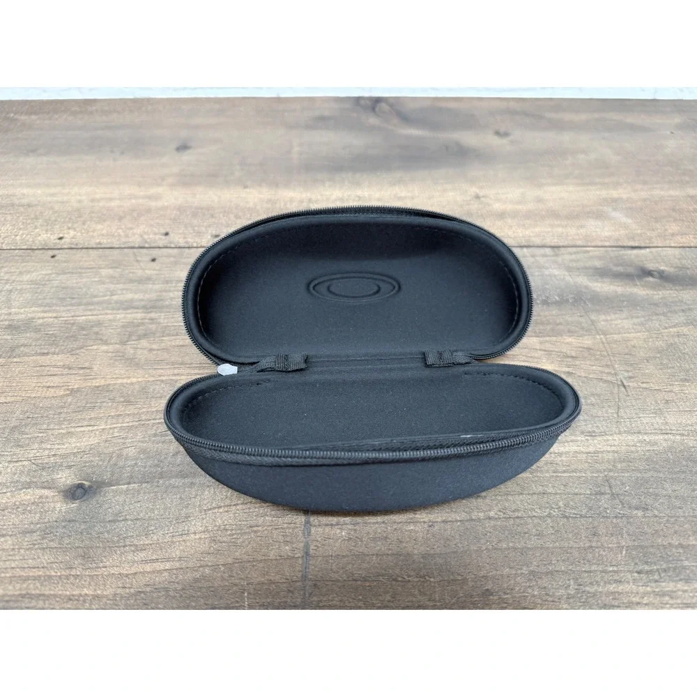 Oakley Eyeglass Sunglasses Hard Shell Zip Case Black Protective Storage